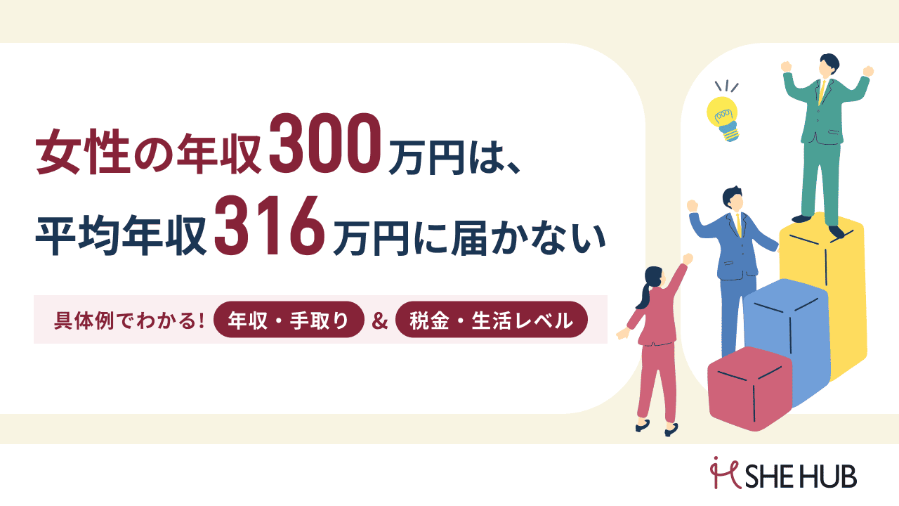 年収300万円の女性